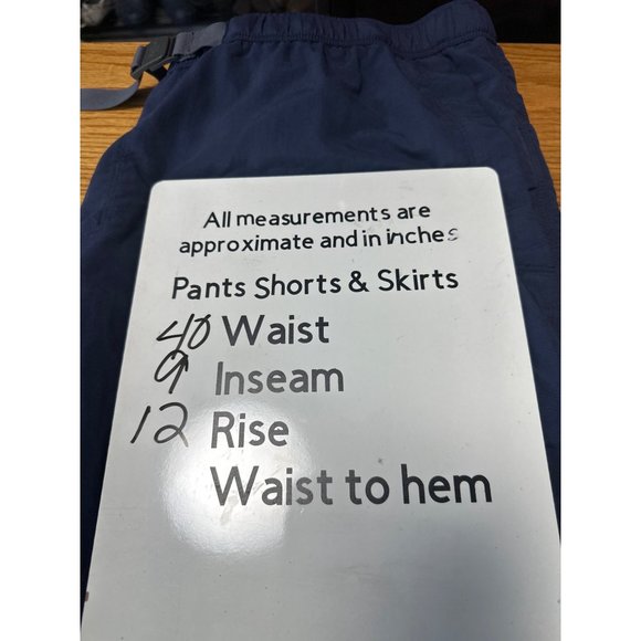 The North Face Mens Navy Blue Hiking Shorts Size  XXL - Picture 15 of 15